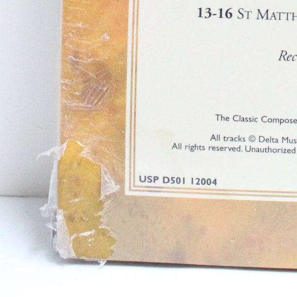 1 Mozart Musical Masterpiece -1 Bach Baroque Masterpiece Sealed Unopened CDs - Picture 10 of 12